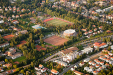 Vue aérienne de Landau in der Pfalz dans le département Rhénanie-Palatinat, Allemagne