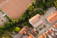 Vue aérienne de Centre communautaire du village « Klincksche Mühle » à le quartier Godramstein in Landau in der Pfalz dans le département Rhénanie-Palatinat, Allemagne