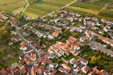 Neugasse à le quartier Godramstein in Landau in der Pfalz dans le département Rhénanie-Palatinat, Allemagne vue d'en haut