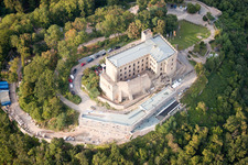 Hambach, Château de Hambach à le quartier Hambach an der Weinstraße in Neustadt an der Weinstraße dans le département Rhénanie-Palatinat, Allemagne d'en haut