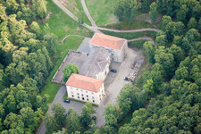 Château de la Villa Ludwigshöhe à Edenkoben dans le département Rhénanie-Palatinat, Allemagne d'en haut