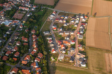 Vue aérienne de Nouvelle zone de développement Am Steinsteg à Bornheim dans le département Rhénanie-Palatinat, Allemagne