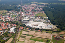 Image drone de Quartier Graben in Graben-Neudorf dans le département Bade-Wurtemberg, Allemagne