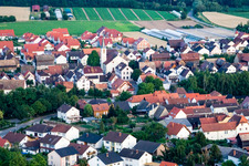 Vue aérienne de Kuhardt dans le département Rhénanie-Palatinat, Allemagne