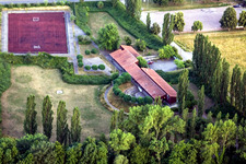 Enregistrement par drone de Rülzheim dans le département Rhénanie-Palatinat, Allemagne