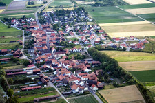 Photographie aérienne de Herxheimweyher dans le département Rhénanie-Palatinat, Allemagne