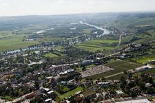 Vue aérienne de Remich dans le département Remich, Luxembourg