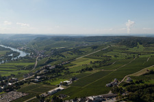 Vue aérienne de Remich dans le département Remich, Luxembourg