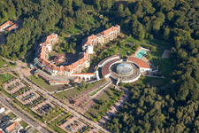 Photographie aérienne de Site clinique du centre de rééducation de la Rehaklinik Johannesbad Saarschleife AG & Co KG Clinique d'orthopédie et de rhumatologie à le quartier Orscholz in Mettlach dans le département Sarre, Allemagne