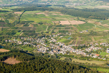 Vue aérienne de Champs agricoles et terres agricoles à Wawern dans le département Rhénanie-Palatinat, Allemagne
