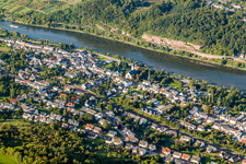 Vue aérienne de Zones riveraines à le quartier Reinig in Wasserliesch dans le département Rhénanie-Palatinat, Allemagne