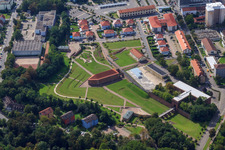 Photographie aérienne de Parc municipal de Fronte Lamotte à Germersheim dans le département Rhénanie-Palatinat, Allemagne