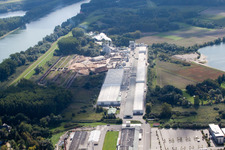 Vue oblique de Nolte-Möbel/Holzwerk GmbH à Germersheim dans le département Rhénanie-Palatinat, Allemagne