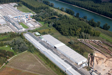 Nolte Furniture/Woodworks GmbH à Germersheim dans le département Rhénanie-Palatinat, Allemagne depuis l'avion