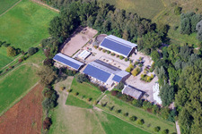 Photographie aérienne de Kennelhof à le quartier Sondernheim in Germersheim dans le département Rhénanie-Palatinat, Allemagne