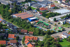 Vue aérienne de Recyclage Bormann à Rülzheim dans le département Rhénanie-Palatinat, Allemagne