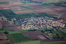 Vue aérienne de Quartier Heuchelheim in Heuchelheim bei Frankenthal dans le département Rhénanie-Palatinat, Allemagne