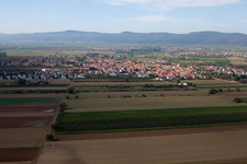 Vue aérienne de De l'est à Meckenheim dans le département Rhénanie-Palatinat, Allemagne
