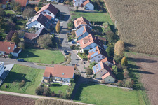 Quartier Billigheim in Billigheim-Ingenheim dans le département Rhénanie-Palatinat, Allemagne vue du ciel