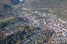 Annweiler am Trifels dans le département Rhénanie-Palatinat, Allemagne d'en haut