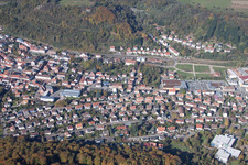 Annweiler am Trifels dans le département Rhénanie-Palatinat, Allemagne hors des airs