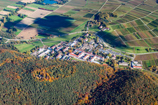 Vue aérienne de Hôpital psychiatrique d'État de Landeck à Klingenmünster dans le département Rhénanie-Palatinat, Allemagne