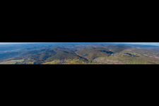 Vue aérienne de Panorama de Haardt par Klingenmünster à Klingenmünster dans le département Rhénanie-Palatinat, Allemagne