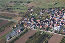 Photographie aérienne de Champs agricoles et surfaces utilisables à Winden dans le département Rhénanie-Palatinat, Allemagne