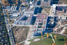 Kriegsstraße Est à le quartier Südstadt in Karlsruhe dans le département Bade-Wurtemberg, Allemagne d'en haut