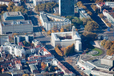 Kriegsstraße Est à le quartier Südstadt in Karlsruhe dans le département Bade-Wurtemberg, Allemagne d'un drone