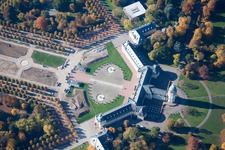 Photographie aérienne de Verrouillage à le quartier Innenstadt-West in Karlsruhe dans le département Bade-Wurtemberg, Allemagne