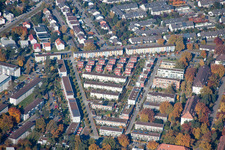 Photographie aérienne de Quartier Nordstadt in Karlsruhe dans le département Bade-Wurtemberg, Allemagne