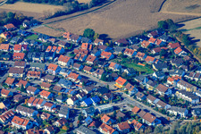 Trifelsstr à Hagenbach dans le département Rhénanie-Palatinat, Allemagne d'en haut