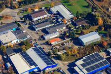 Vue aérienne de NEV Commercial Vehicle Engineering GmbH à Hagenbach dans le département Rhénanie-Palatinat, Allemagne