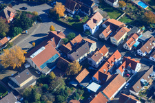 Friedenstr à Hagenbach dans le département Rhénanie-Palatinat, Allemagne d'en haut