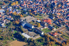 École primaire Hainbuchenschule Hagenbach à Hagenbach dans le département Rhénanie-Palatinat, Allemagne hors des airs
