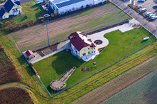 Vue aérienne de Immeuble résidentiel à Gereut à Hatzenbühl dans le département Rhénanie-Palatinat, Allemagne