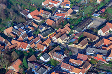 Photographie aérienne de Rue principale à Barbelroth dans le département Rhénanie-Palatinat, Allemagne