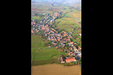 Photographie aérienne de Vue du village depuis l'est à Oberhausen dans le département Rhénanie-Palatinat, Allemagne
