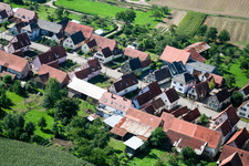 Photographie aérienne de Schleithal dans le département Bas Rhin, France