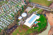Photographie aérienne de Camping à Rülzheim dans le département Rhénanie-Palatinat, Allemagne