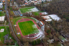 Photographie aérienne de Stade Bienwald à Kandel dans le département Rhénanie-Palatinat, Allemagne