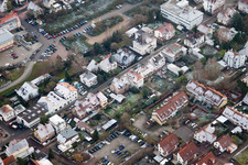 Bismarckstr à Kandel dans le département Rhénanie-Palatinat, Allemagne depuis l'avion