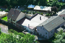 Photographie aérienne de Lauterbourg dans le département Bas Rhin, France