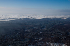 Niederlauterbach dans le département Bas Rhin, France vue d'en haut