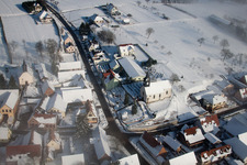 Wintzenbach dans le département Bas Rhin, France vue d'en haut