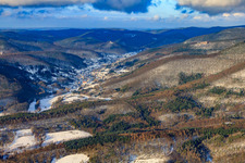 Dernbach dans le département Rhénanie-Palatinat, Allemagne vue du ciel
