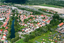 Image drone de Quartier Maximiliansau in Wörth am Rhein dans le département Rhénanie-Palatinat, Allemagne