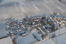 Niederhorbach dans le département Rhénanie-Palatinat, Allemagne vue du ciel