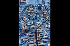 Quartier Kapellen in Kapellen-Drusweiler dans le département Rhénanie-Palatinat, Allemagne depuis l'avion